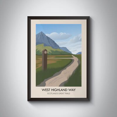 West Highland Way Schottland Great Trails Poster