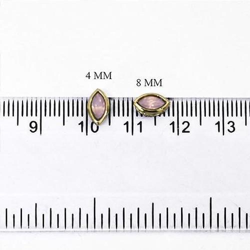 Kundan Stones Beads Flatback Stone for Embroidery Craft Jewelry Making 100 Pcs - Picture 26 of 26