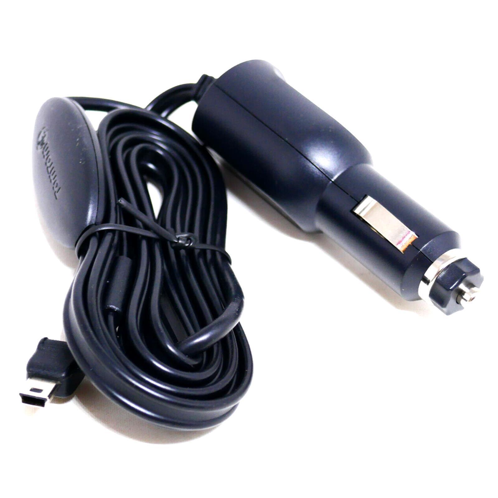 Mini USB KFZ Ladekabel Mit TMC Antenne - Für TomTom Navigon Becker