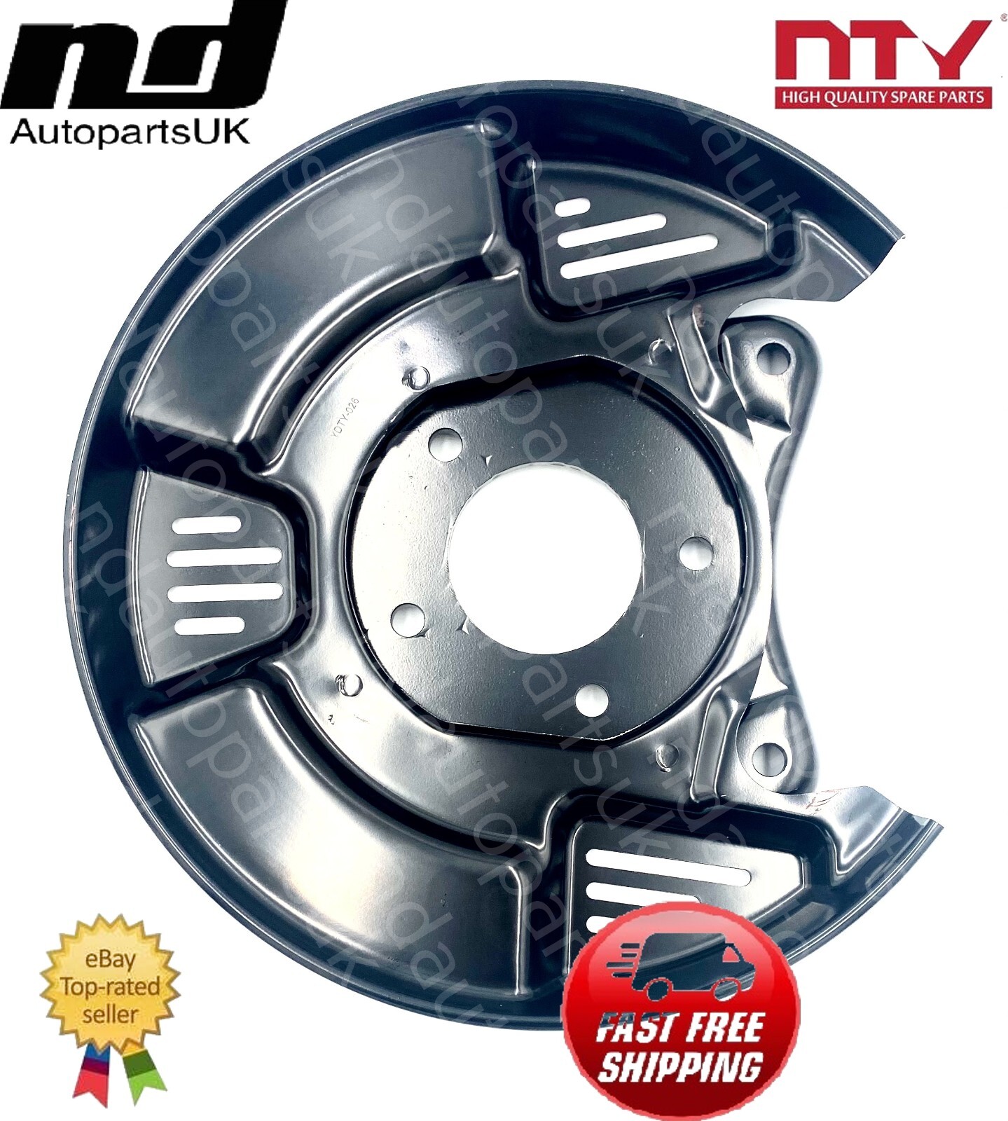 Rear L+R Brake Disc Dust Cover Plate Shield For Toyota Avensis T22 1997