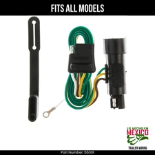 For 75-79 Ford F150 4 Pin Trailer Wiring Plug Fits All Models Curt 4 Prong Wire