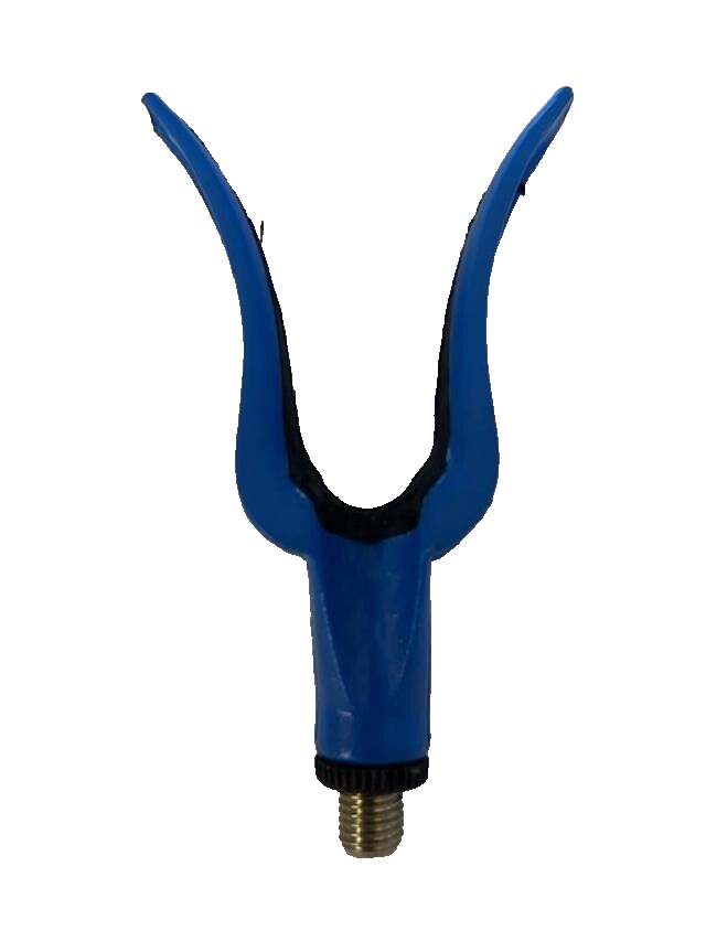 Rear Rod Rest Coarse Carp Fishing Rod Rest Head Blue Universal Thread