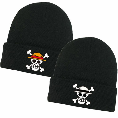 Men Women Knitted Hat Anime One Piece 