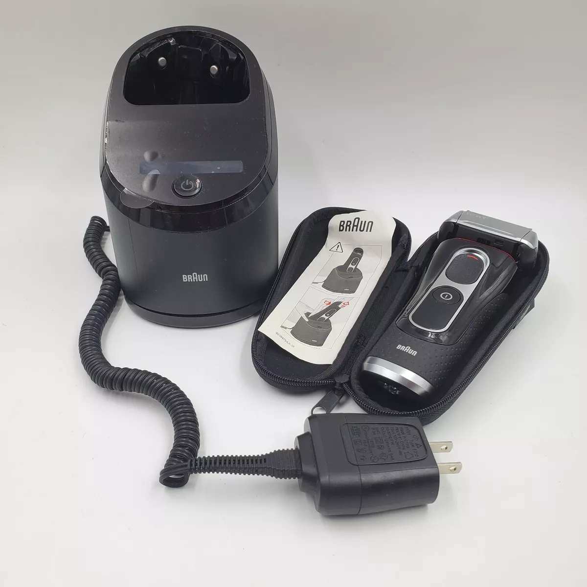 Braun Series 5 521 Men’s Electric Shaver &Charge Station Trimmer Trave-New no bo