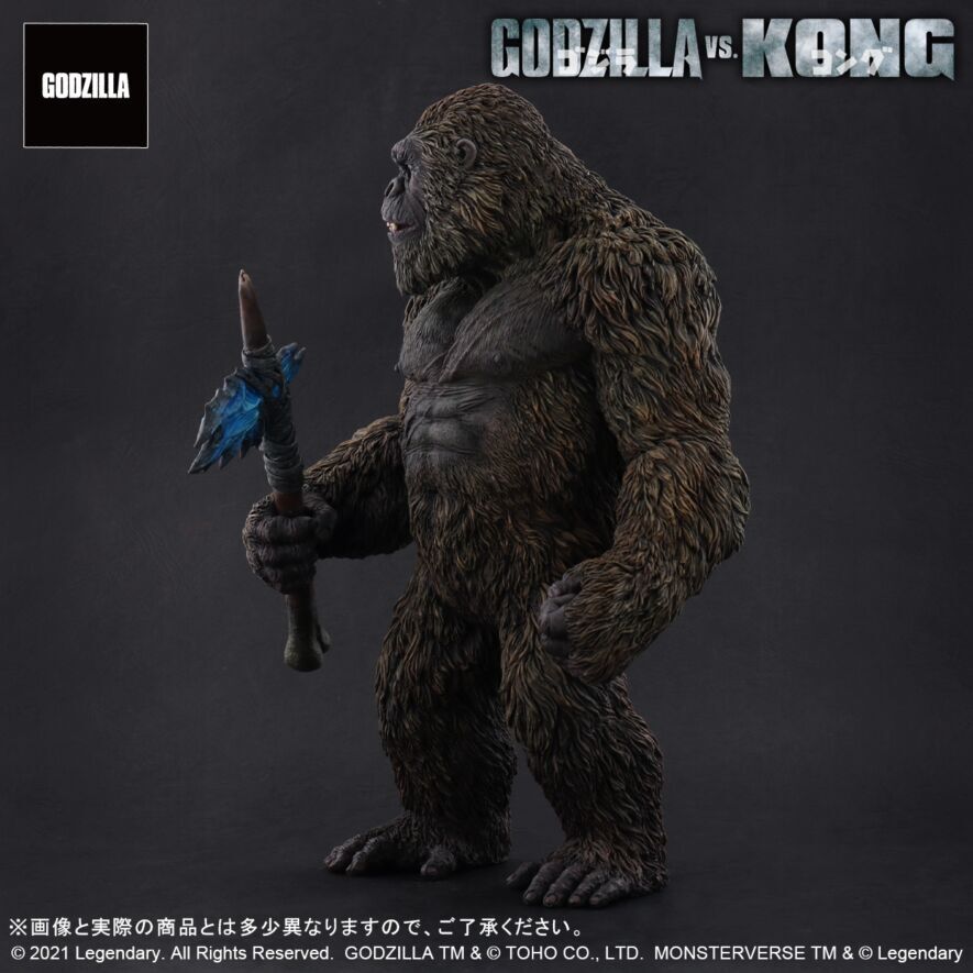 X-Plus 少年リック　限定　ギガンティックシリーズ　コング(2021) X-Plus Ric Boy Exclusive GODZILLA vs KONG 2021 KONG Figure LED