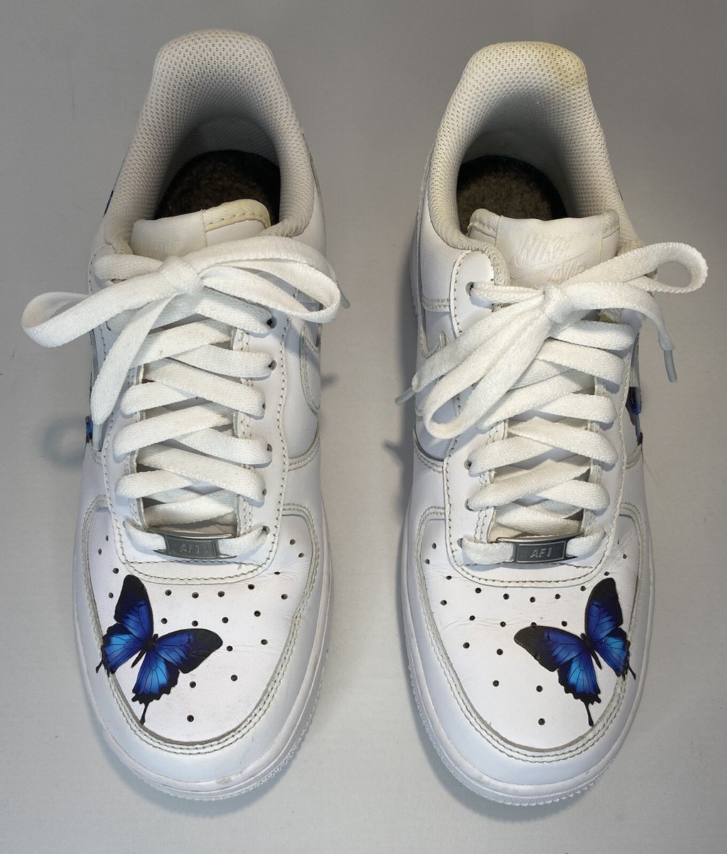custom air force 1 women's butterfly