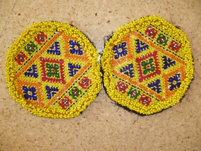 Perlen Medaillons Button für Gürtel Bauchtanz Tribal Fusion Bellydance ATS FCBD