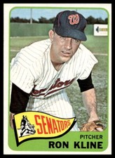 1965 Topps #56 Ron Kline Washington Senators NR-MINT