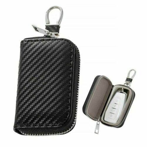 Funkschlüssel Abschirmung PU Leder RFID Auto Schlüsseltasche Strahlenschutz DE - Bild 3 von 12