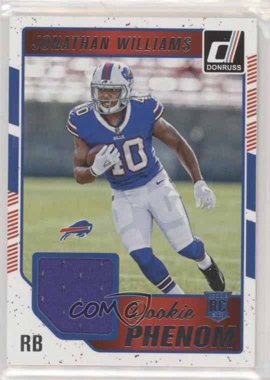 2016 Donruss Rookie Phenom Jersey Relics Jonathan Williams #5 RC e6p