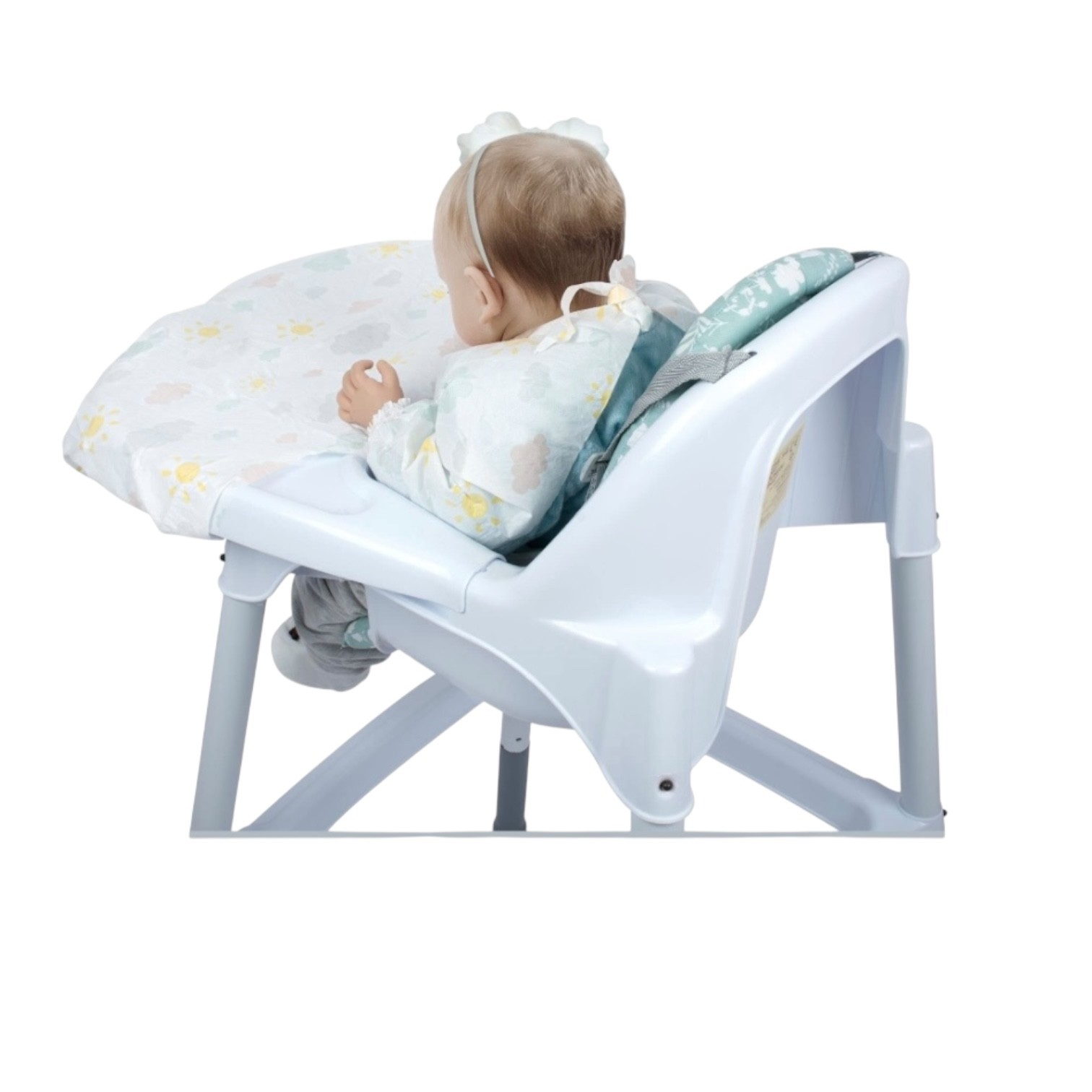 High Chair Cover with Disposable Sleeved Bib (5 Pieces) Sevi Bebe