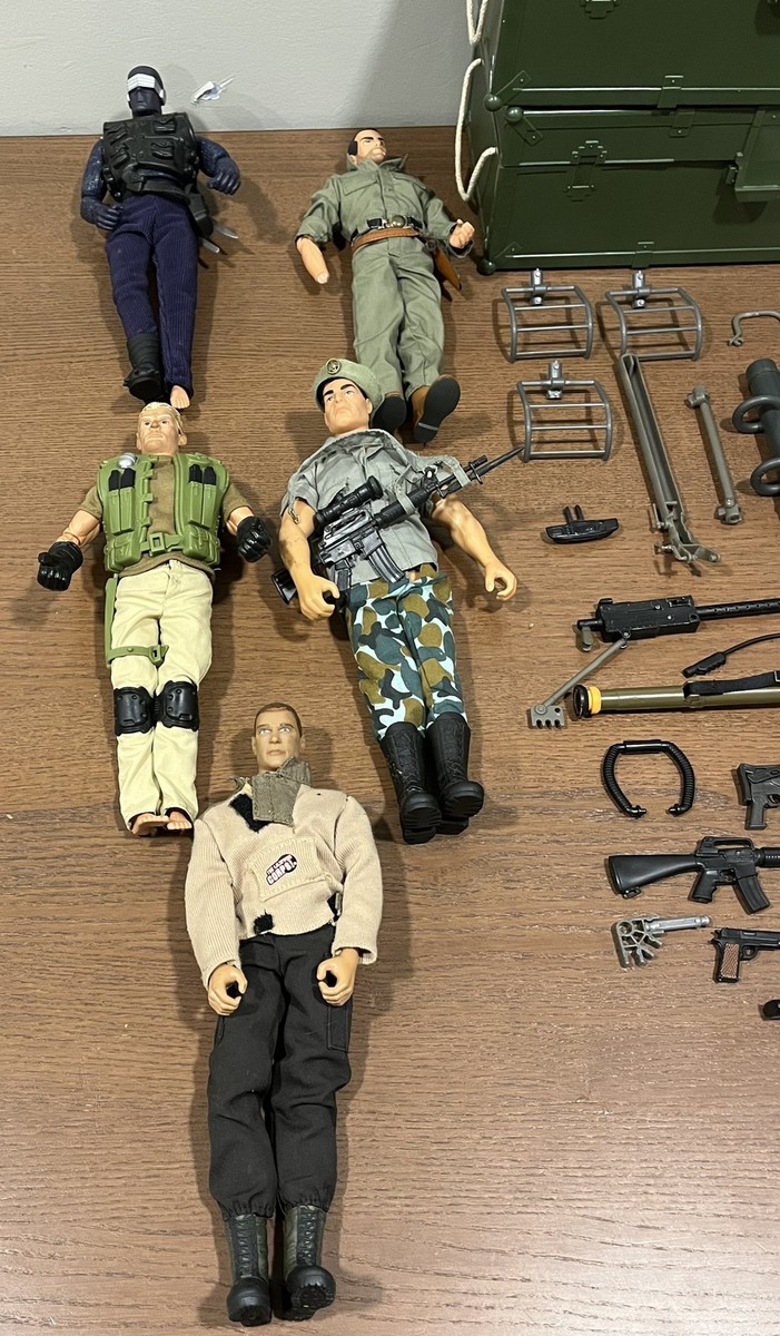 Huge Vintage G.I. Joe Action Figure Lot with 2 Footlocker | eBay