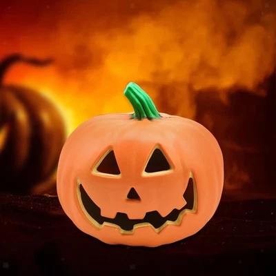 Lanterne d'Halloween, accessoires de lumière de citrouille, récolte de lampe - Photo 1/4