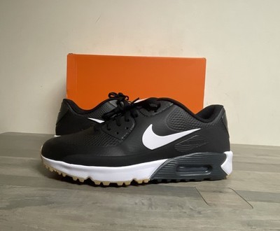 Nike Air Max 90 Golf Black White Seakers Shoes HV9305-001 Men's Size 12 NEW