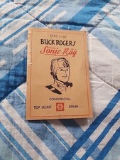 1952 Buck Rogers sonic ray Top Secret deciper pamphlet