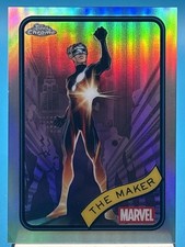 2025 Topps Chrome Marvel Refractor The Maker #74