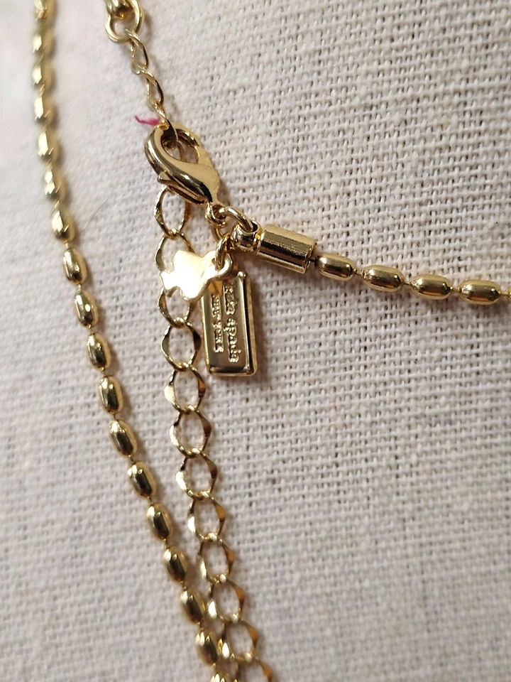 Kate Spade  Aqua Seastone Sparkle Pendant Necklace - Image 4 of 4