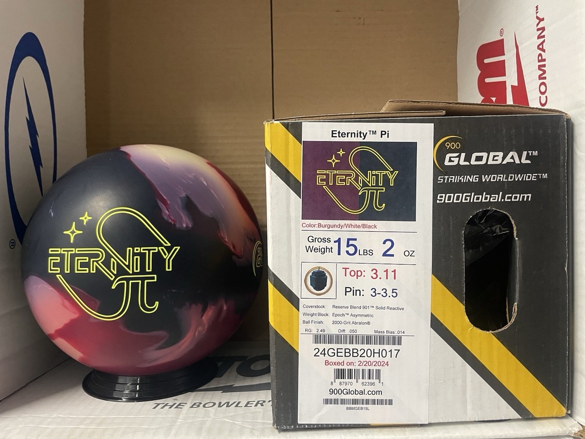 900 Global Eternity Pi ボウリングボール 14p2oz 0 Eternity