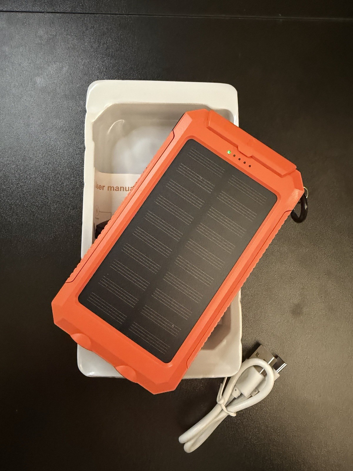 Solar Charger Power Bank - Portable