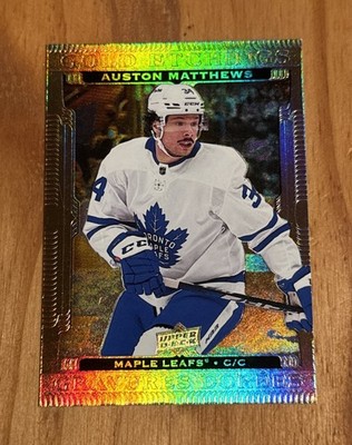 2022-23 Upper Deck Tim Hortons Collector's Series Gold Etchings Auston Matthews