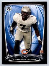 2014 Bowman 67 Christian Jones Rookies Black   Chicago Bears Football Card