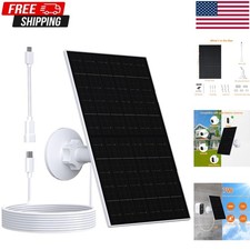 7W Solar Panel Charger for Eufy Security Cameras - Weatherproof Efficient