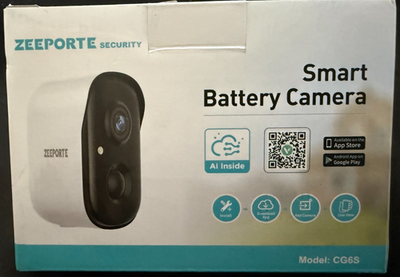 その他 Smart Battery Camera ZEEPORTE Security Cameras Wireless Outdoor 2K Battery Powered