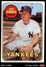 1969 Topps #401 Jake Gibbs Yankees 4 - VG/EX