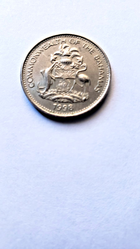 Bahamas 5 Cents 1998 Copper-Nickel KM#3 256
