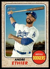 Andre Ethier 2017 Topps Heritage #131 Los Angeles Dodgers 25718 Baseball Card