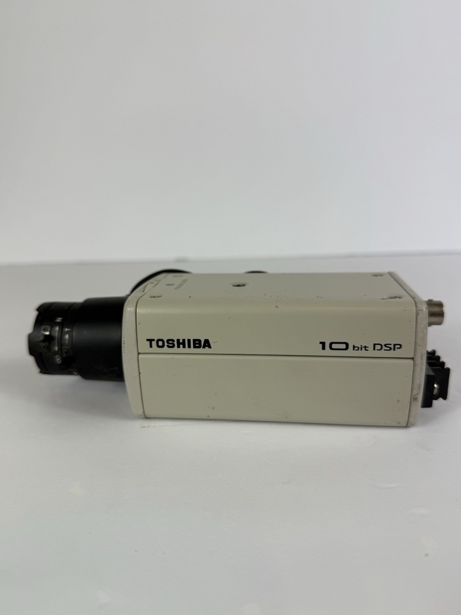 TOSHIBA IK-6410A CCD Color 10 Bit DSP 24V 3.5W Security Camera W