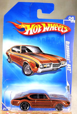 2009 Hot Wheels #82 Muscle Mania 6/10 OLDSMOBILE 442 Brown w/Black Pr5 Spokes