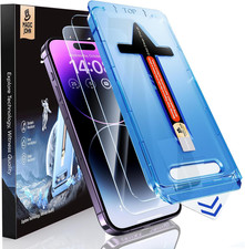 MAGIC JOHN 2 Pack for iPhone 14 Pro Max 6.7 inch Tempered Glass Screen Protector