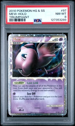 Mew graded PSA 8 for sale on eBay