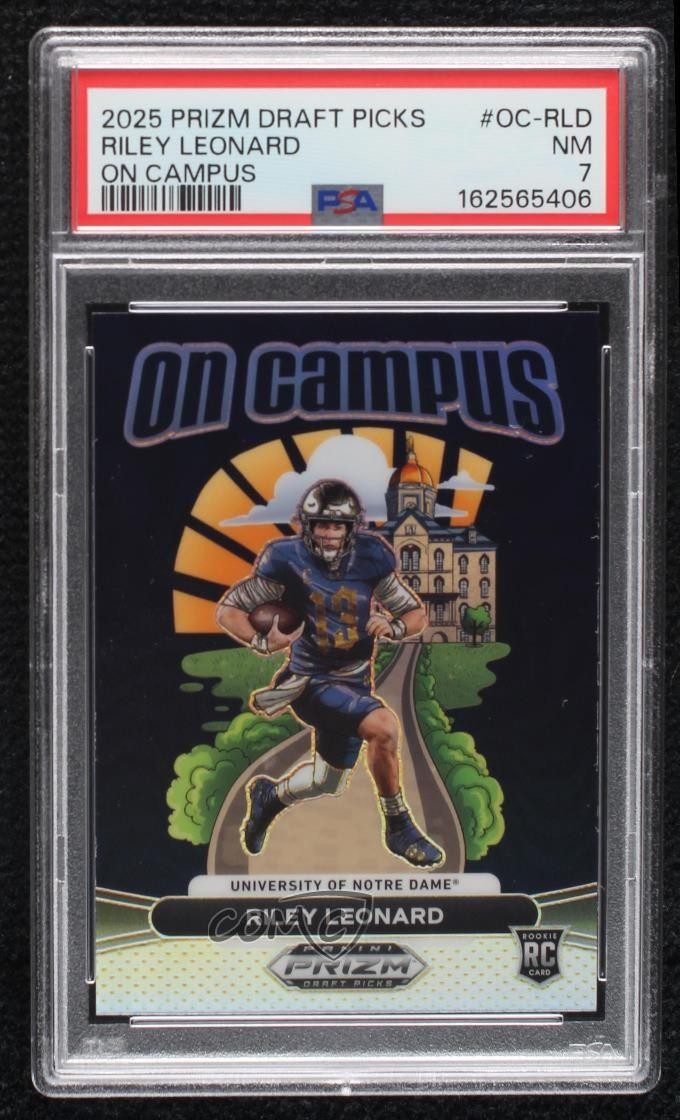 Riley Leonard Panini Prizm Draft Picks on Campus #OCRLD Base