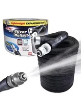 Pocket Hose Silver Bullet Water Hose Expandable Garden Hose 25 Feet 3/4" Hose