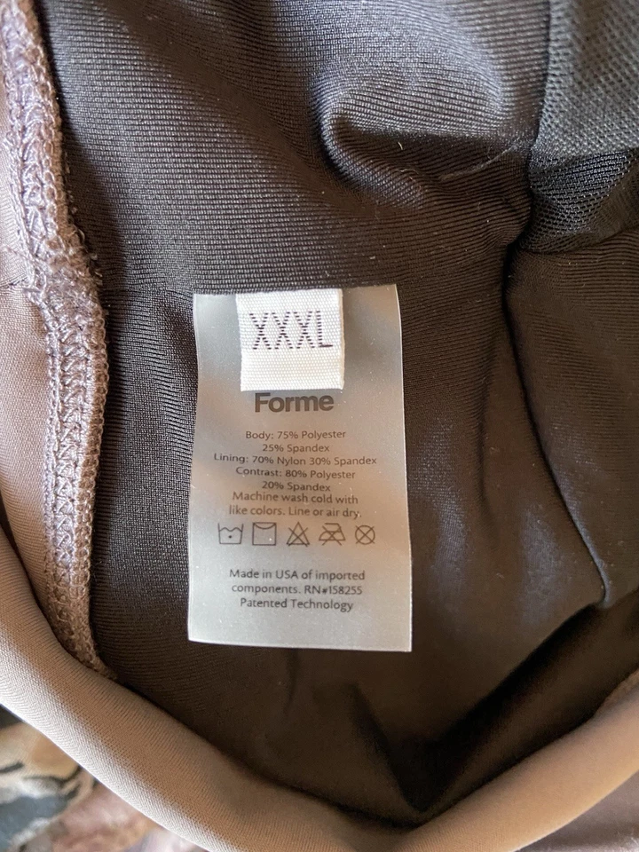 Forme Power Bra Size XXXLGray Posture Correcting Luxury Sports Bra ASO Taylor - Image 3 of 4