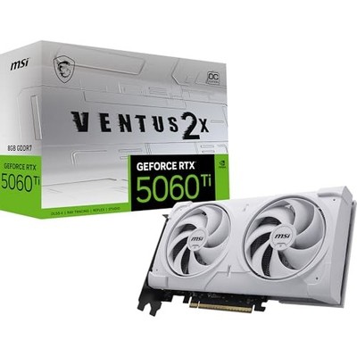 MSI GeForce RTX 5060 Ti 8G VENTUS 2X OC WHITE PLUS Grafikkarte VD9194