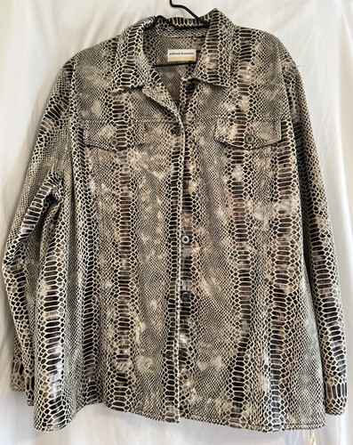 Alfred Dunner Woman Aspen Lodge Jacket/Top Size 24W NWT - Picture 1 of 5