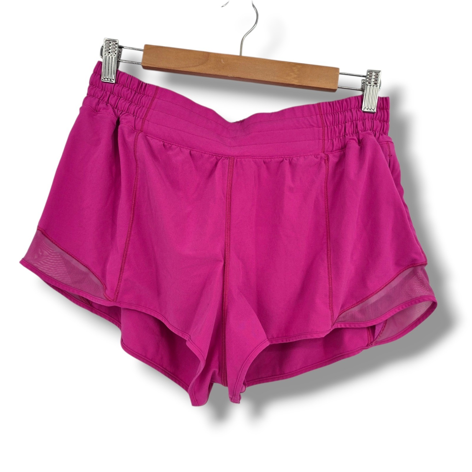 Lululemon Hotty Hot High-Rise Lined Short Pink Running Shorts Womens Size 10