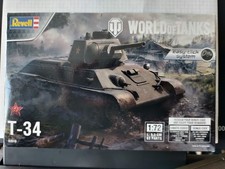 WoT T-34 - Modellbausatz Revell 03510 World of Tanks Easy-Click System 1:72