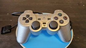 Sony PlayStation 2 Slim Silver Bundle &ndash; SCPH-90001 &ndash; Tested & Working