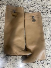 givenchy shark boots size 40 color tan , Multicolor lock