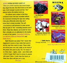 Various - Bonus Hyena Records Sampler (CD, Promo, Smplr) (Mint (M)) - [Location_