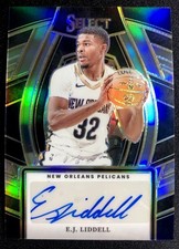 2023-24 Select EJ Liddell Signature Selections Silver Prizm Rookie Auto #SSS-EJL