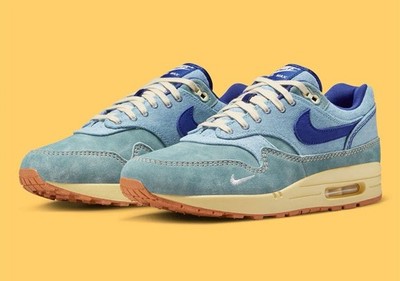 Nike Air Max 1 Premium Dirty Denim 2022 Mineral Slate Blue Men s Sz 8 DV3050-300