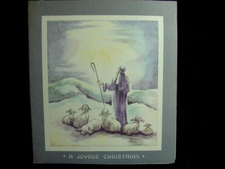 VINTAGE "A JOYOUS CHRISTMAS!!" CHRISTMAS GREETING CARD