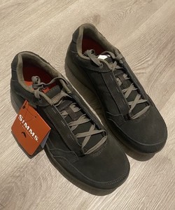 Simms Westshore Leather Shoes Dark Olive Lace-Up