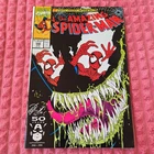 Marvel Comics Amazing Spider-Man #346 1991 Venom Cover 50 Years Cap