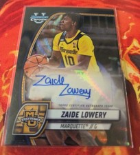 2024-25 Bowman U Chrome  Prospect Zaide Lowery #90 Black Wave Refractor Auto